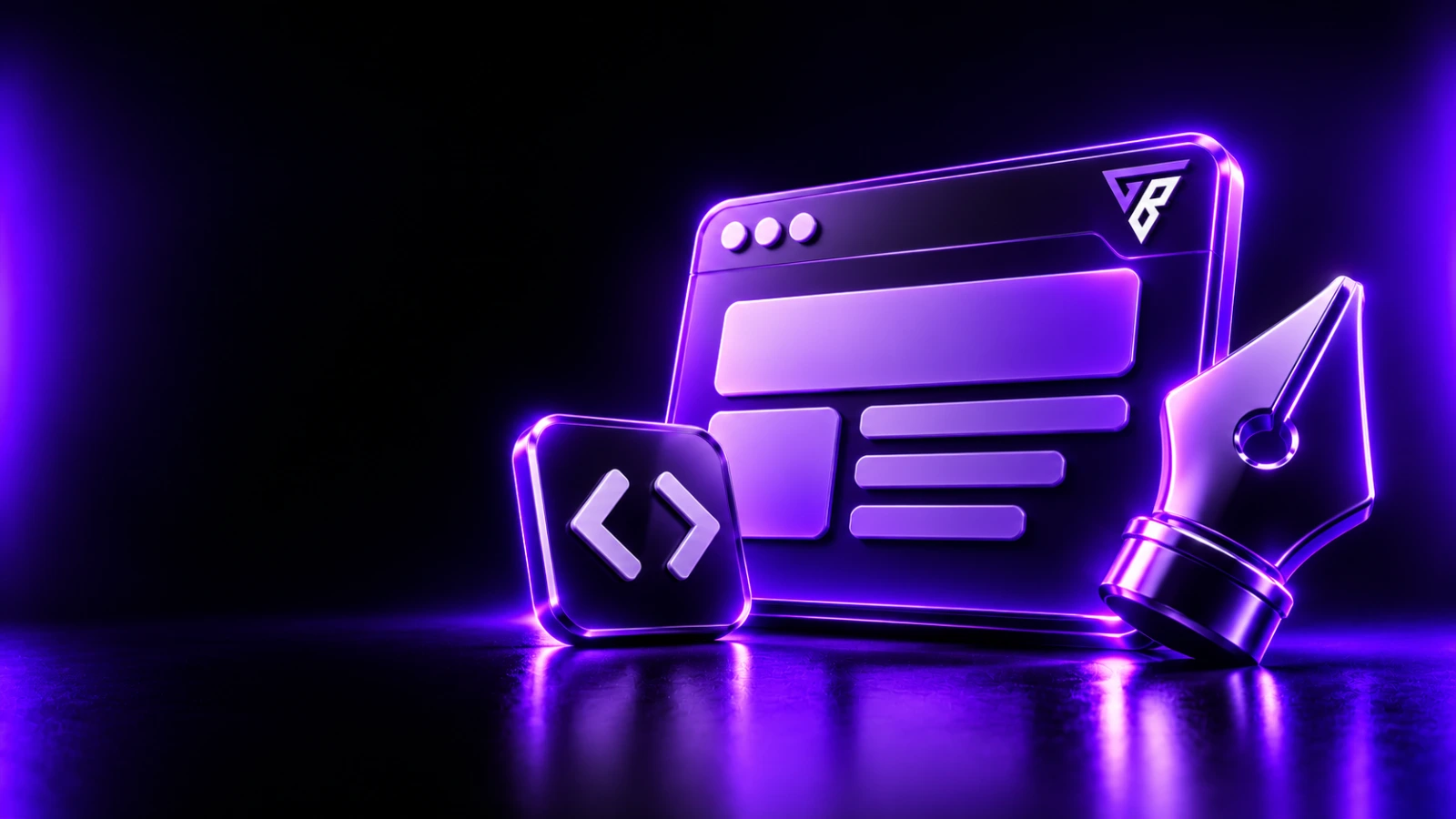 Estúdio de criação Gaming Bunker com sites, bots e a marca GB